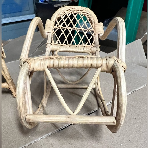 Mini wicker doll furniture - Picture 5 of 9